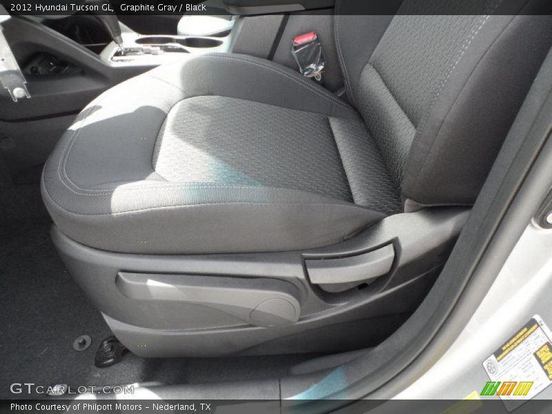 Graphite Gray / Black 2012 Hyundai Tucson GL