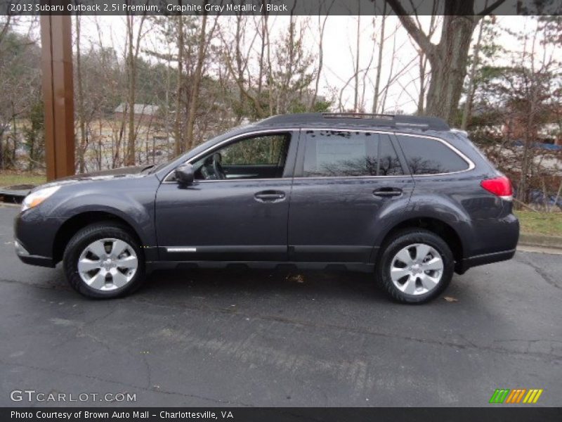 Graphite Gray Metallic / Black 2013 Subaru Outback 2.5i Premium