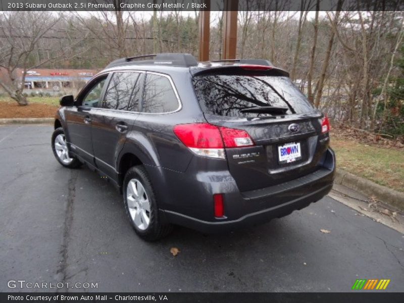Graphite Gray Metallic / Black 2013 Subaru Outback 2.5i Premium