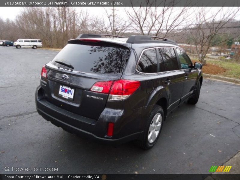 Graphite Gray Metallic / Black 2013 Subaru Outback 2.5i Premium