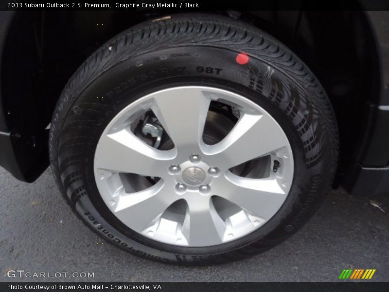 Graphite Gray Metallic / Black 2013 Subaru Outback 2.5i Premium
