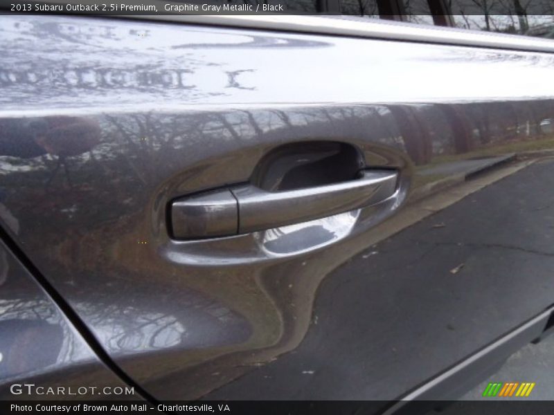 Graphite Gray Metallic / Black 2013 Subaru Outback 2.5i Premium