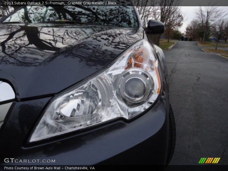 Graphite Gray Metallic / Black 2013 Subaru Outback 2.5i Premium
