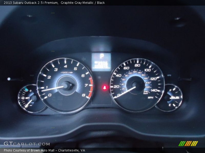 Graphite Gray Metallic / Black 2013 Subaru Outback 2.5i Premium