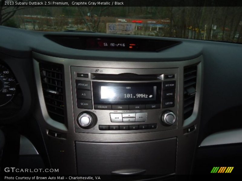 Graphite Gray Metallic / Black 2013 Subaru Outback 2.5i Premium