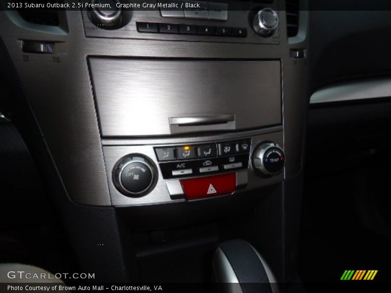 Graphite Gray Metallic / Black 2013 Subaru Outback 2.5i Premium