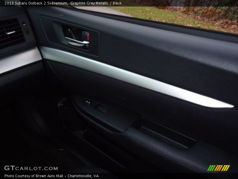 Graphite Gray Metallic / Black 2013 Subaru Outback 2.5i Premium