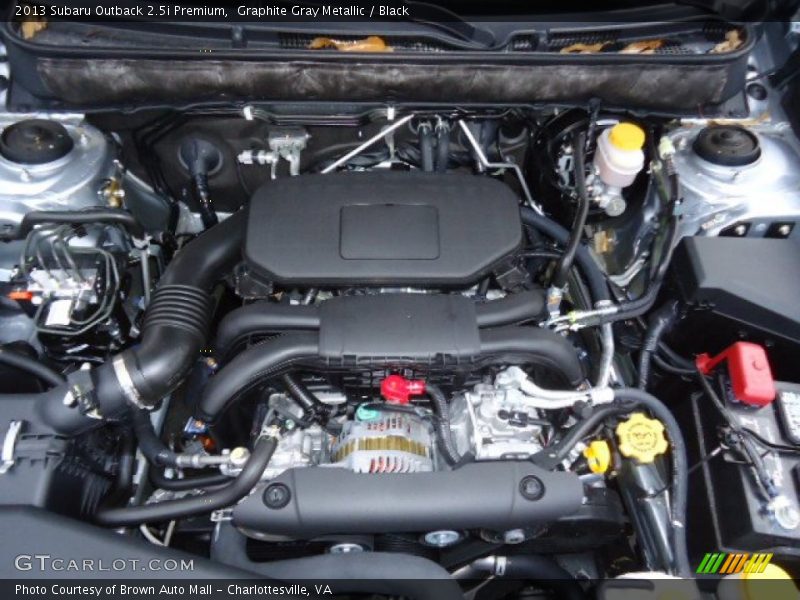 Graphite Gray Metallic / Black 2013 Subaru Outback 2.5i Premium