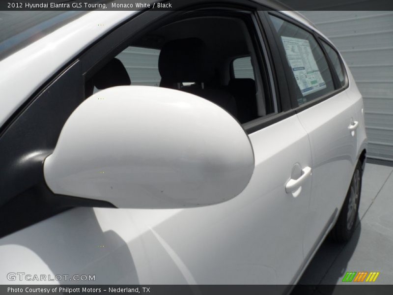Monaco White / Black 2012 Hyundai Elantra GLS Touring