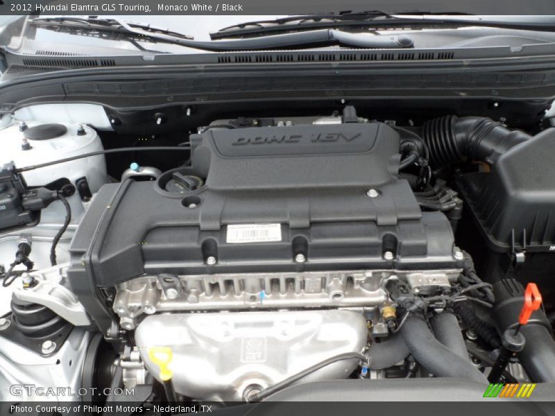 Monaco White / Black 2012 Hyundai Elantra GLS Touring