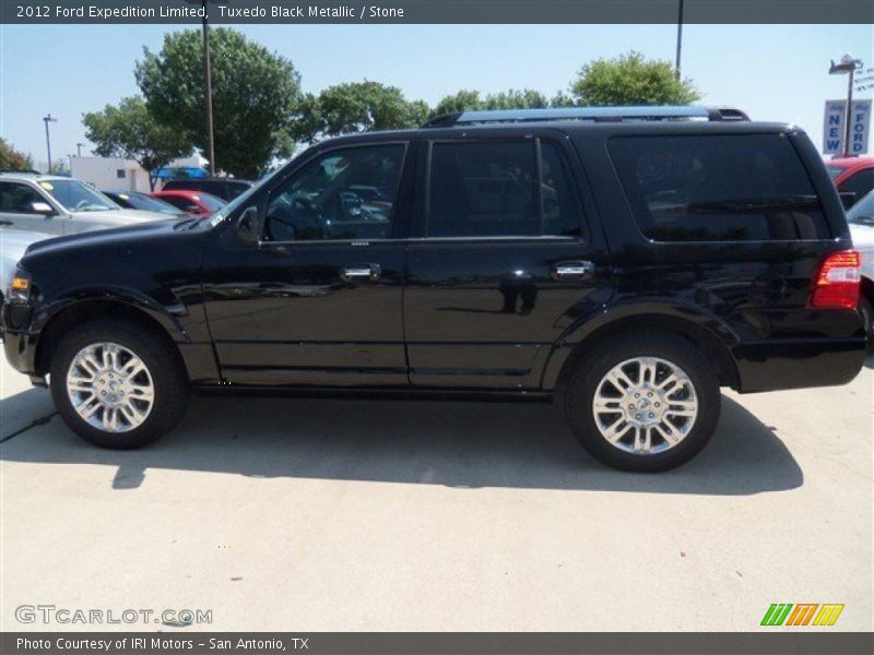 Tuxedo Black Metallic / Stone 2012 Ford Expedition Limited