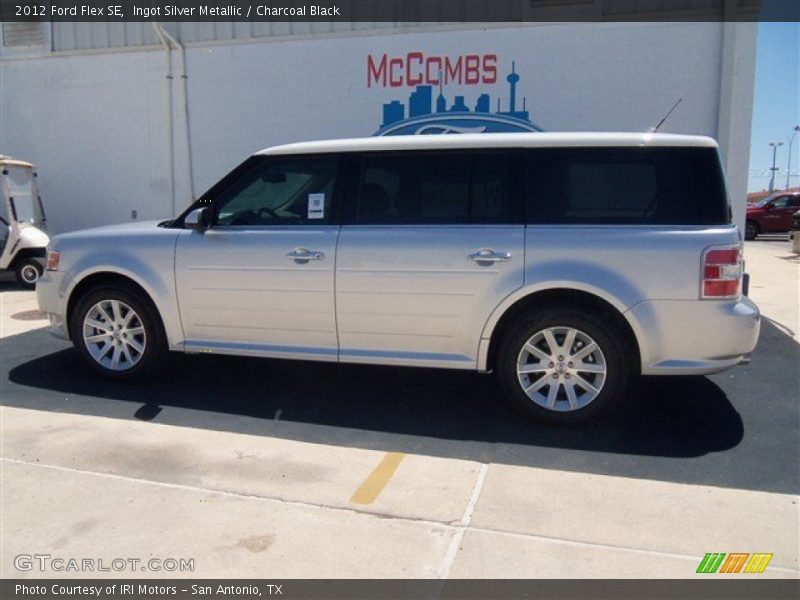 Ingot Silver Metallic / Charcoal Black 2012 Ford Flex SE