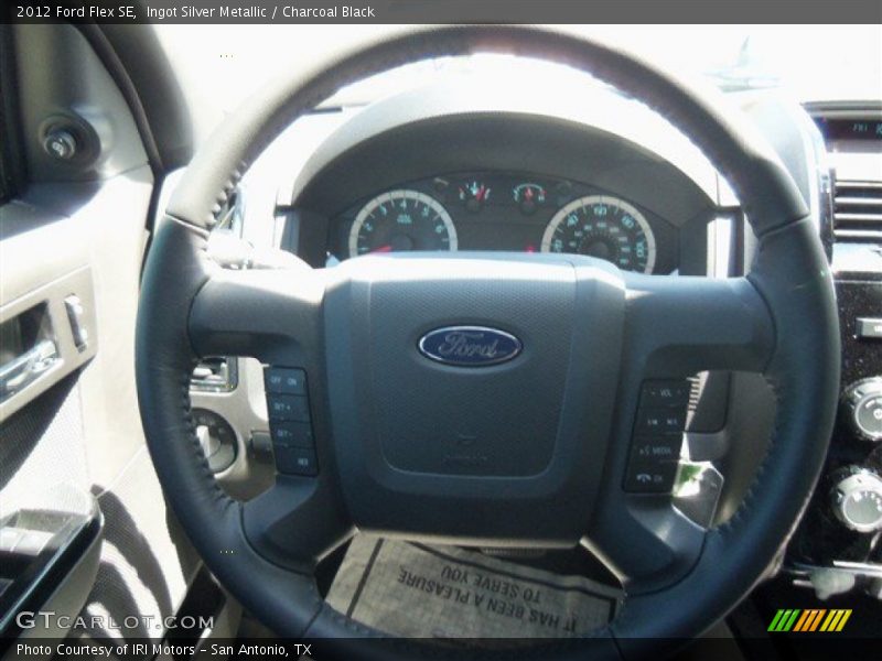 Ingot Silver Metallic / Charcoal Black 2012 Ford Flex SE