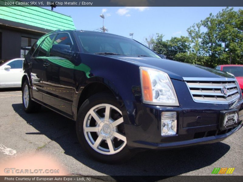 Blue Chip Metallic / Ebony 2004 Cadillac SRX V6