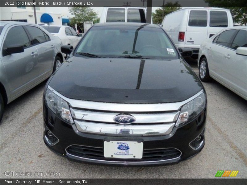 Black / Charcoal Black 2012 Ford Fusion Hybrid