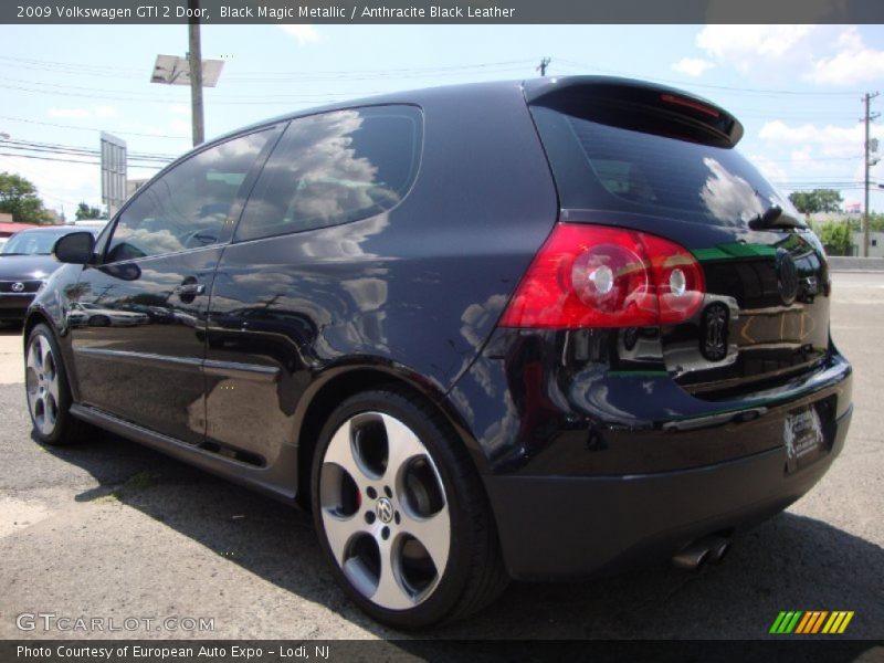 Black Magic Metallic / Anthracite Black Leather 2009 Volkswagen GTI 2 Door