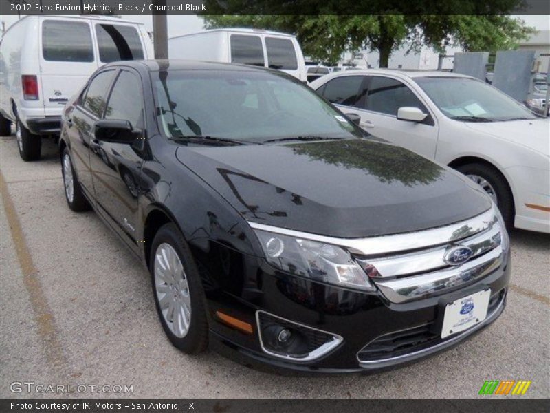 Black / Charcoal Black 2012 Ford Fusion Hybrid