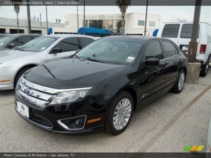 Black / Charcoal Black 2012 Ford Fusion Hybrid