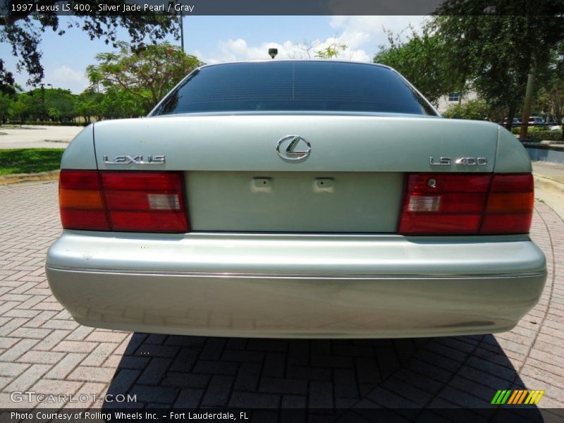 Silver Jade Pearl / Gray 1997 Lexus LS 400