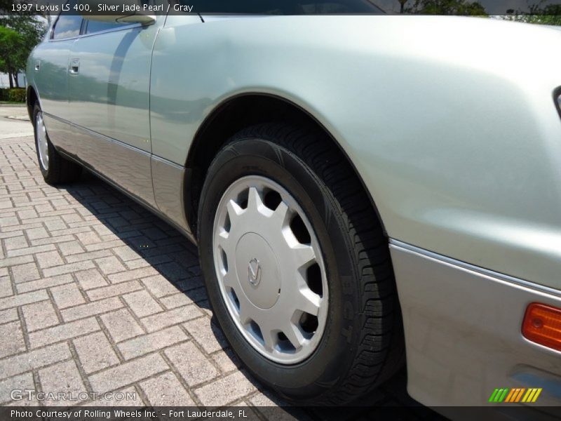 Silver Jade Pearl / Gray 1997 Lexus LS 400