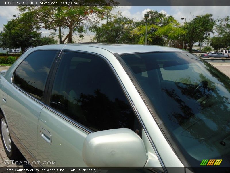 Silver Jade Pearl / Gray 1997 Lexus LS 400