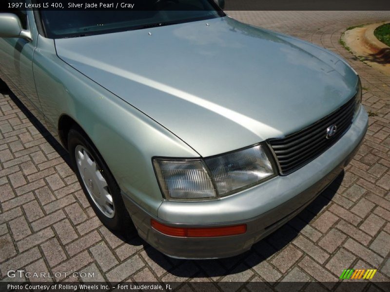 Silver Jade Pearl / Gray 1997 Lexus LS 400