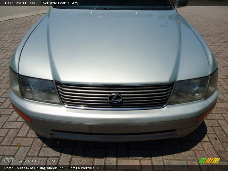 Silver Jade Pearl / Gray 1997 Lexus LS 400