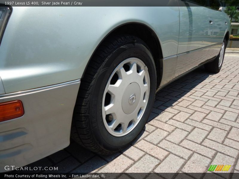 Silver Jade Pearl / Gray 1997 Lexus LS 400