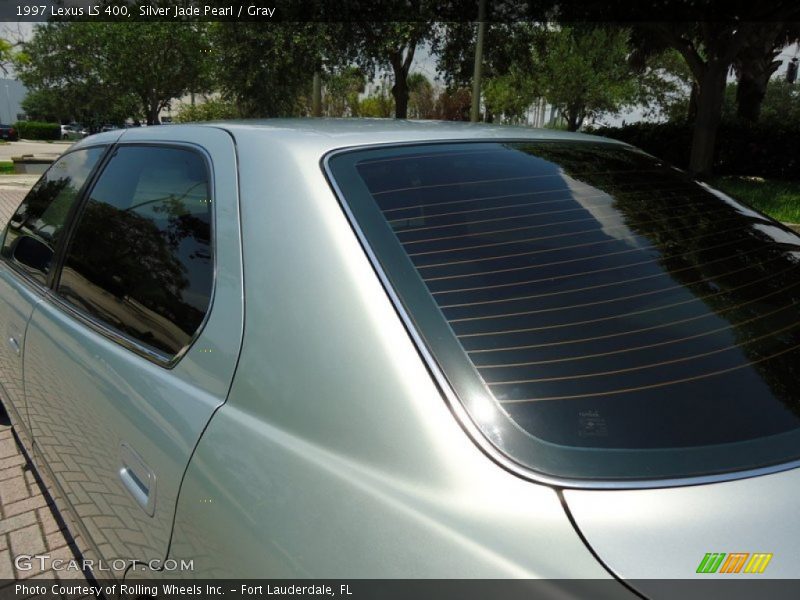 Silver Jade Pearl / Gray 1997 Lexus LS 400