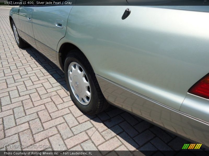Silver Jade Pearl / Gray 1997 Lexus LS 400