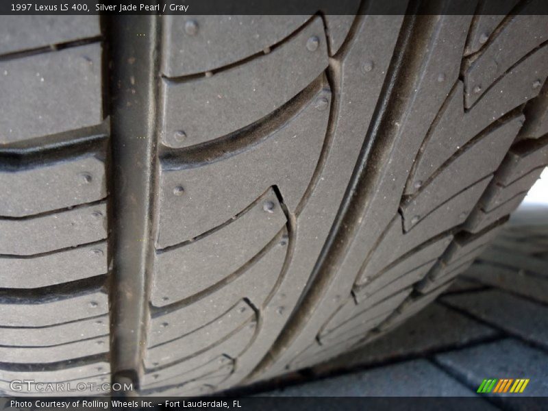 Silver Jade Pearl / Gray 1997 Lexus LS 400