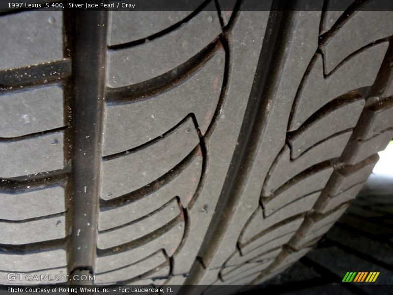 Silver Jade Pearl / Gray 1997 Lexus LS 400