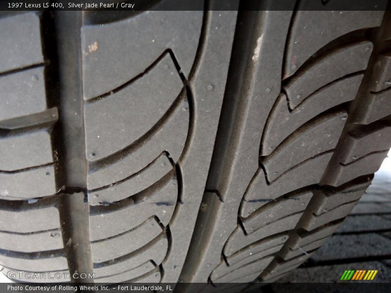 Silver Jade Pearl / Gray 1997 Lexus LS 400