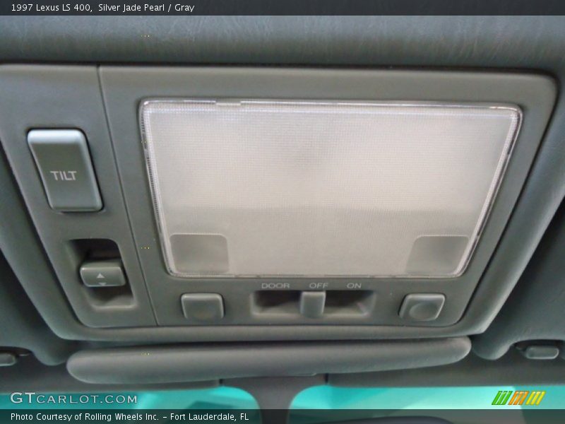 Silver Jade Pearl / Gray 1997 Lexus LS 400