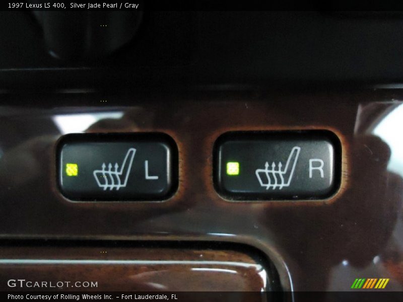 Silver Jade Pearl / Gray 1997 Lexus LS 400