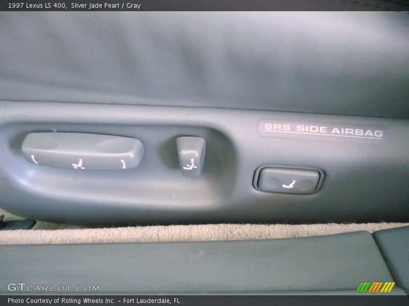Silver Jade Pearl / Gray 1997 Lexus LS 400