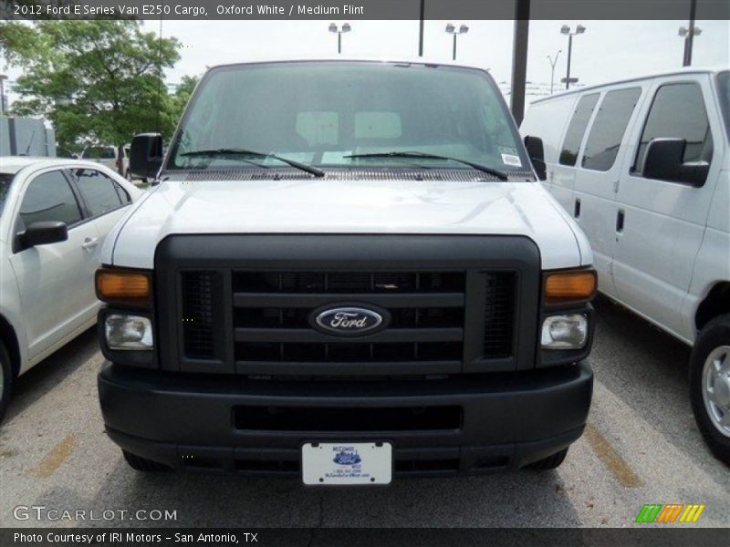 Oxford White / Medium Flint 2012 Ford E Series Van E250 Cargo