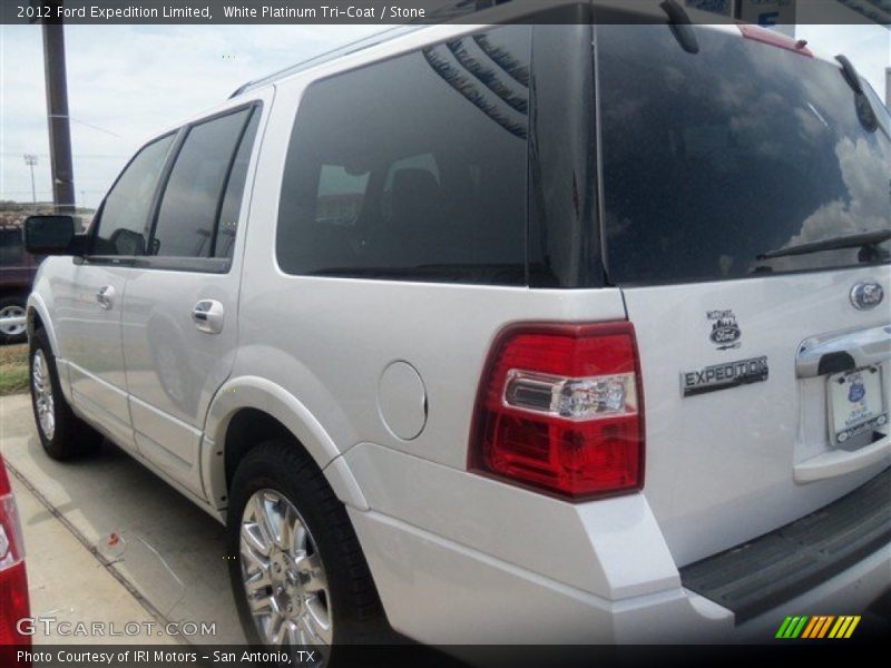 White Platinum Tri-Coat / Stone 2012 Ford Expedition Limited