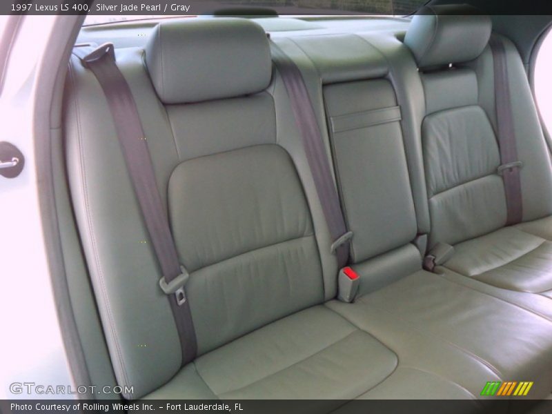 Silver Jade Pearl / Gray 1997 Lexus LS 400