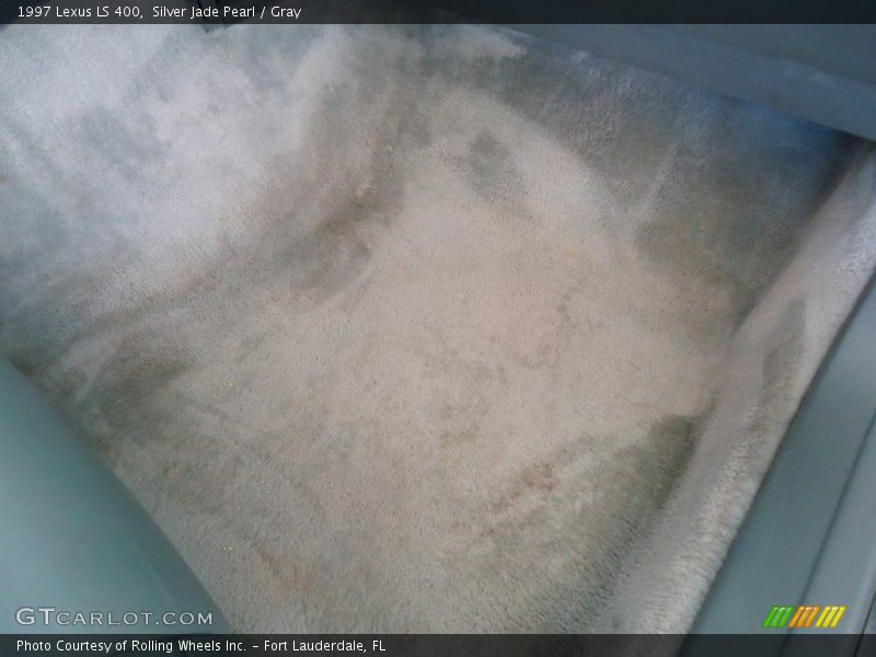 Silver Jade Pearl / Gray 1997 Lexus LS 400