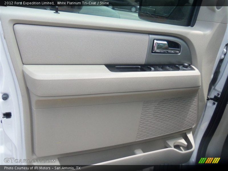 White Platinum Tri-Coat / Stone 2012 Ford Expedition Limited