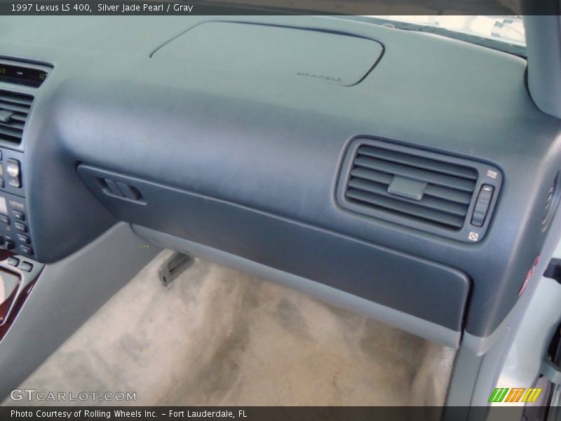Silver Jade Pearl / Gray 1997 Lexus LS 400