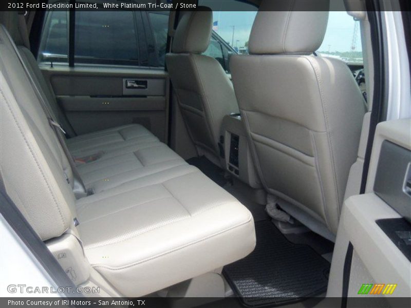 White Platinum Tri-Coat / Stone 2012 Ford Expedition Limited