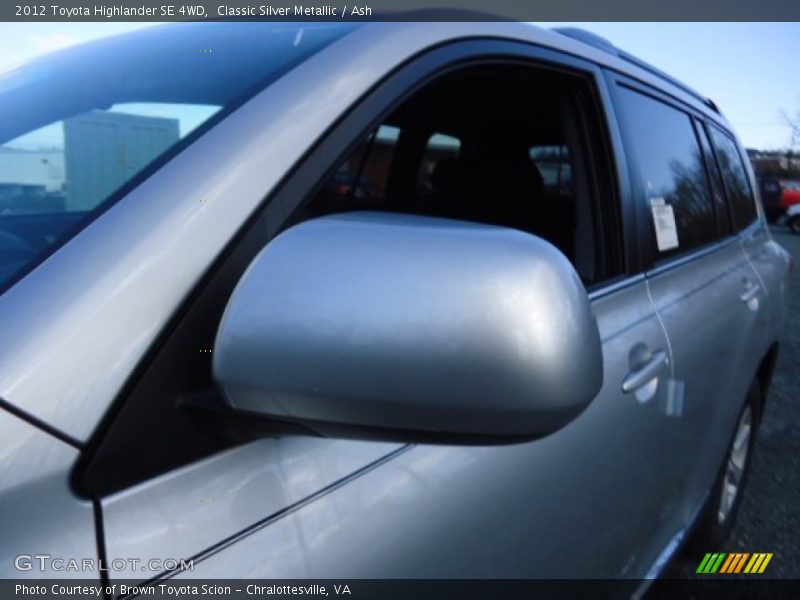 Classic Silver Metallic / Ash 2012 Toyota Highlander SE 4WD