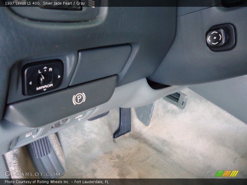 Silver Jade Pearl / Gray 1997 Lexus LS 400