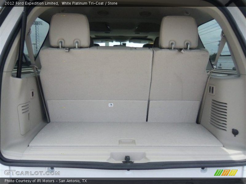 White Platinum Tri-Coat / Stone 2012 Ford Expedition Limited