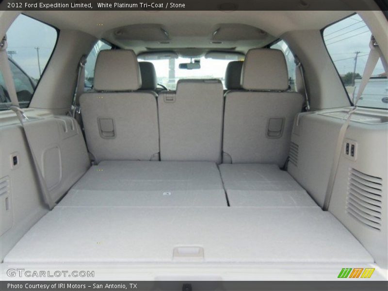 White Platinum Tri-Coat / Stone 2012 Ford Expedition Limited
