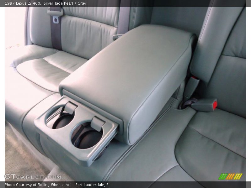 Silver Jade Pearl / Gray 1997 Lexus LS 400