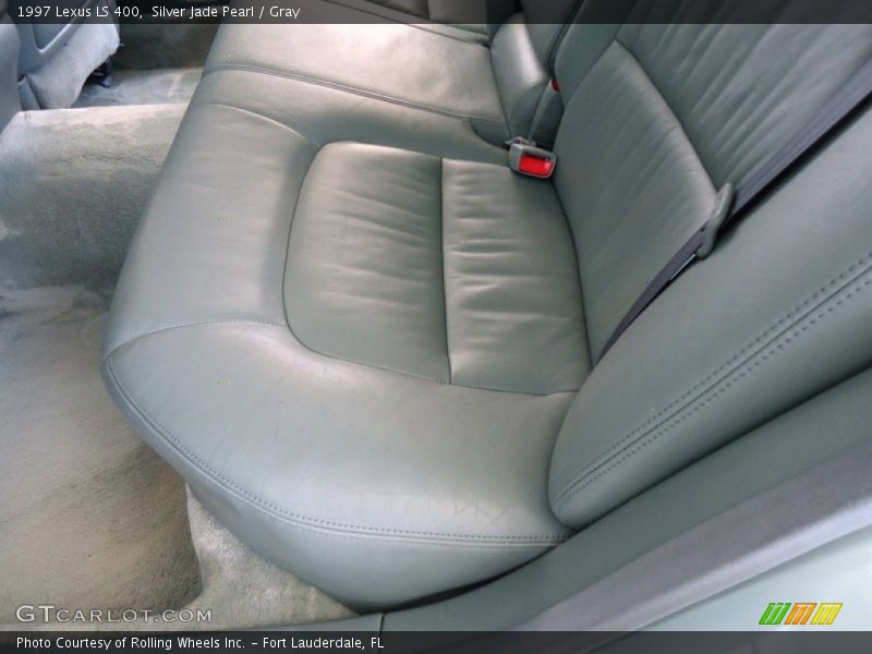 Silver Jade Pearl / Gray 1997 Lexus LS 400