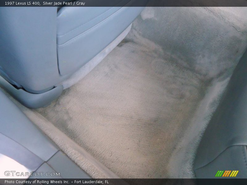 Silver Jade Pearl / Gray 1997 Lexus LS 400